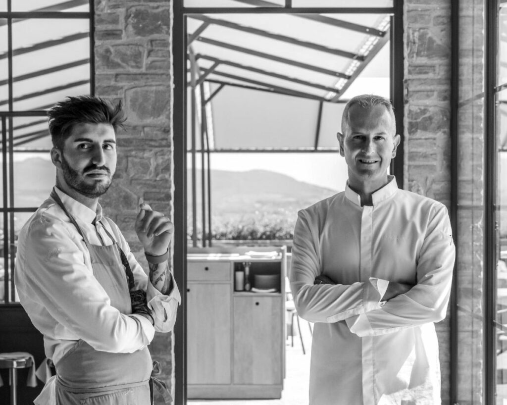 Il Visibilio mit deren Chef Daniele Canella e Federico Bernini (sous Chef)