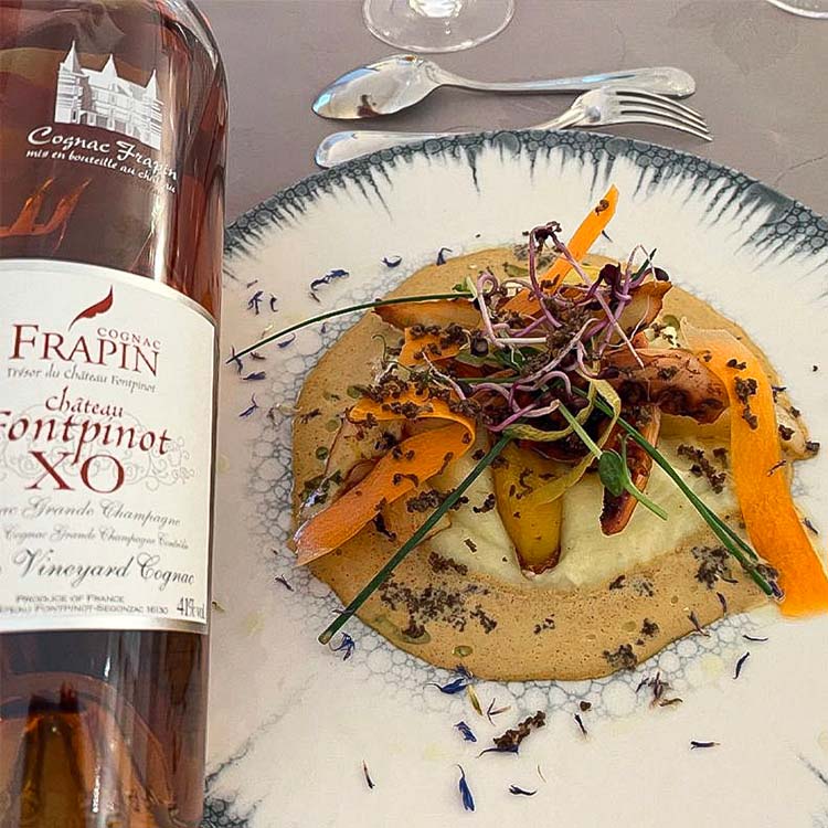 Cognac Frapin Fontpinot X0 foodpairing