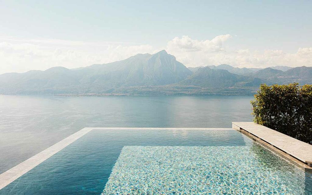 Ausblick vom Swimmingpool des Cape Of Senses