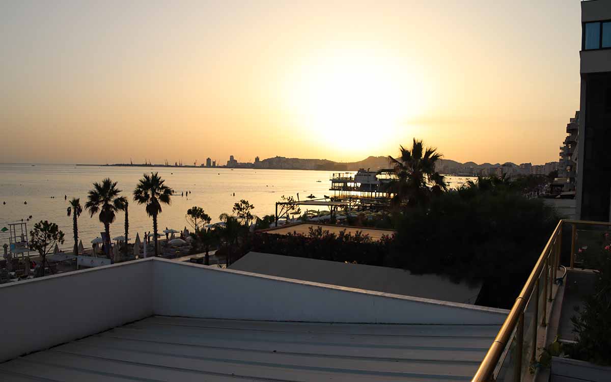 Ausblick vom Best Western Hotel Adriatik
