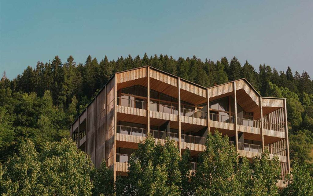 Aussenansicht des Hotel Engel Ayurpura
