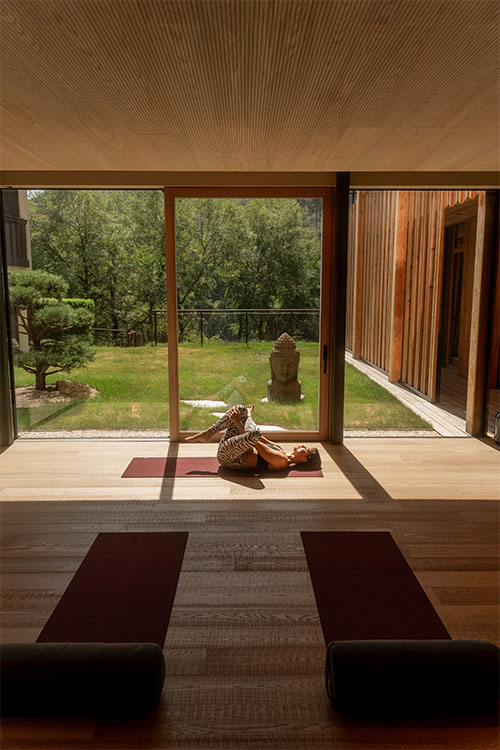 Yoga im Hotel Engel Ayurpura