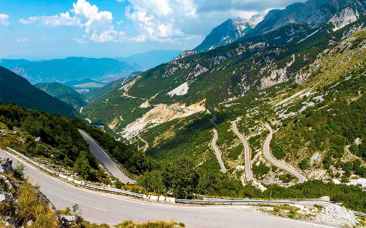 Llogara Passtrasse
