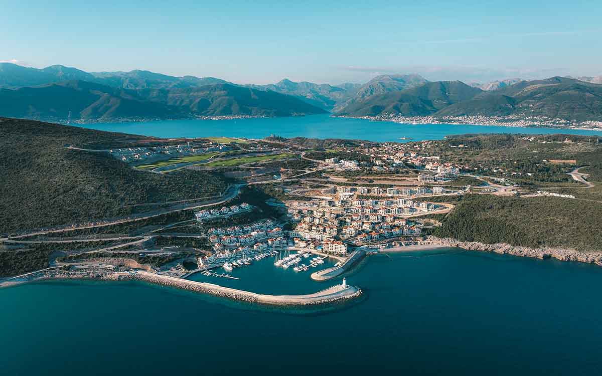 Lustica Bay in Montenegro