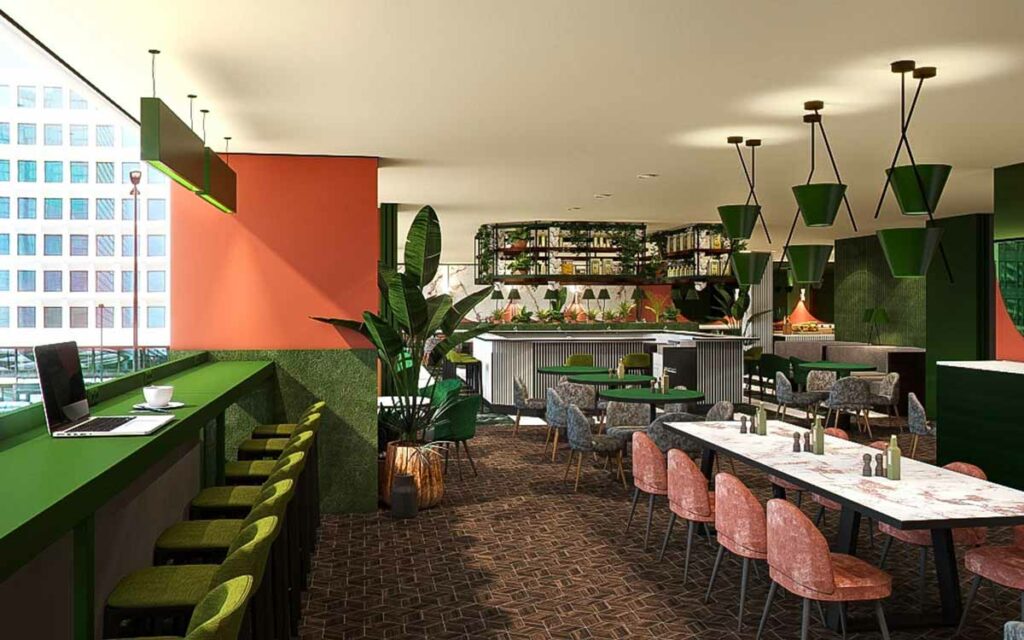 Georgettes Restaurant im Hotel Cardo in Brüssel