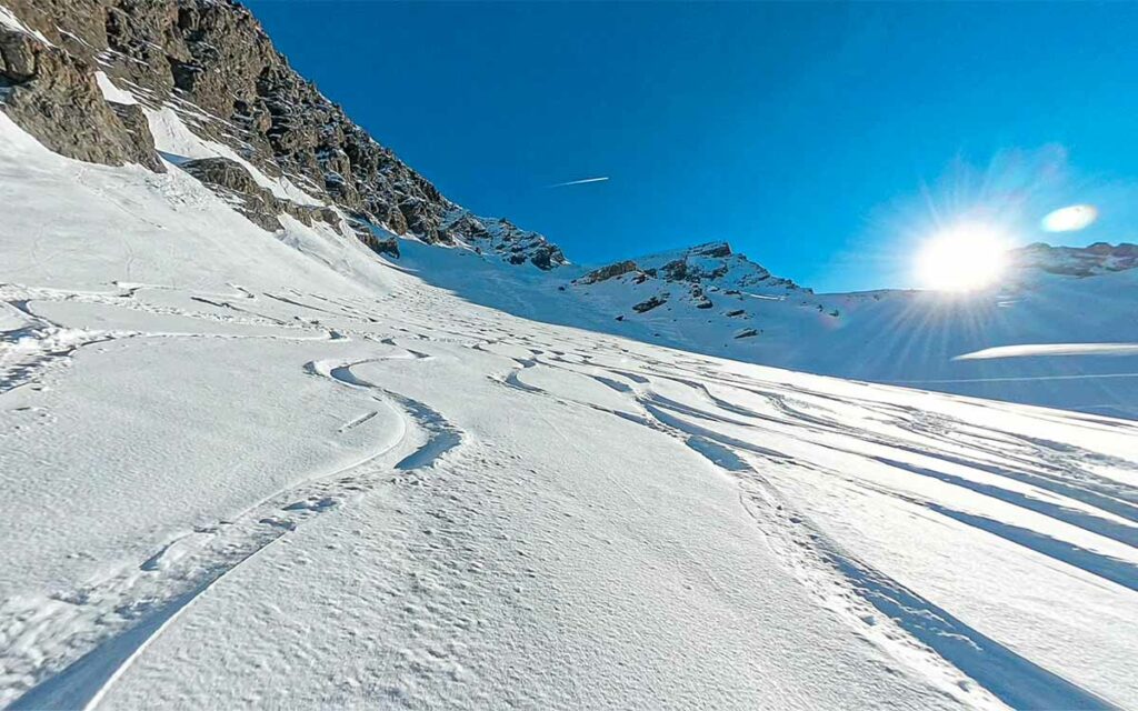 Abfahrt Olperer ins Schmirntal