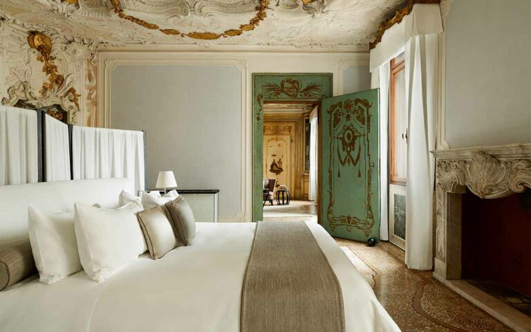 Venedig Biennale Palazzo Canal Grande - Accommodation Alcova Tiepolo Suite, Bedroom