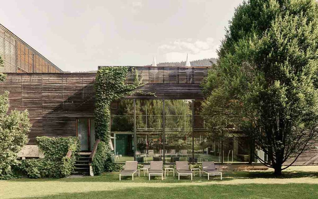 Gartenanlage des Hotel Post in Bezau