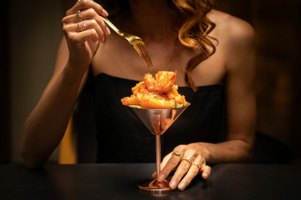 Vorspeise im Restaurant "Donna Restaurant"