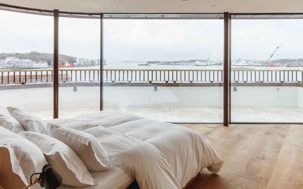 Ausblick vom Zimmer im Eilert Smith Hotel